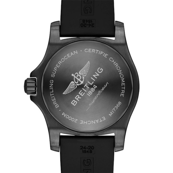 Replica Breitling Superocean Men Automatic Yellow Rubber Watch M17368D71I1S1 - Image 2