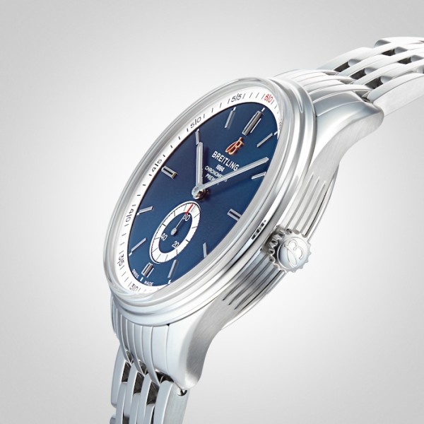 Replica Breitling Premier Men Automatic Blue Stainless Steel Watch A37340351C1A1 - Image 5