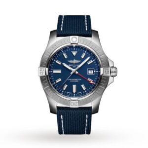 Replica Breitling Avenger Men Automatic Blue Leather Watch A32395101C1X2