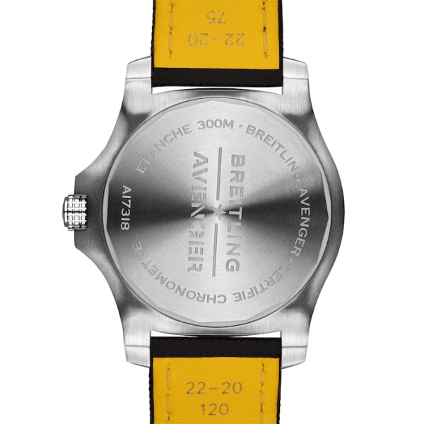 Replica Breitling Avenger Men Automatic Black Fabric Watch A17318101B1X2 - Image 4