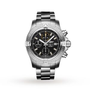 Replica Breitling Avenger Men Automatic Black Stainless Steel Watch A13317101B1A1