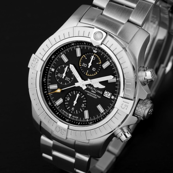 Replica Breitling Avenger Men Automatic Black Stainless Steel Watch A13317101B1A1 - Image 5