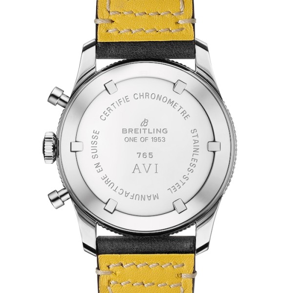 Replica Breitling Aviator 8 Men Black Leather Watch AB0920131B1X1 - Image 2