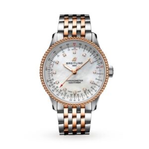 Replica Breitling Navitimer Women Automatic Mother of Pearl Stainless Steel & Rose Gold Watch U17395211A1U1