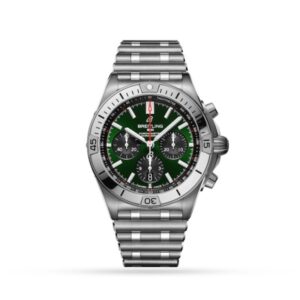 Replica Breitling Chronomat Men Automatic Green Stainless Steel Watch AB01343A1L1A1