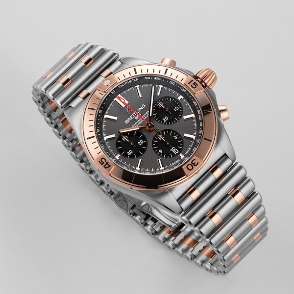 Replica Breitling Chronomat Men Automatic Grey Bicoloured Watch UB0134101B1U1 - Image 5