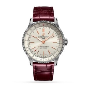 Replica Breitling Navitimer Women Automatic Silver Crocodile Watch A17395F41G1P1