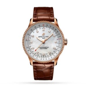 Replica Breitling Navitimer Women Automatic Mother of Pearl Crocodile Watch R17395211A1P1