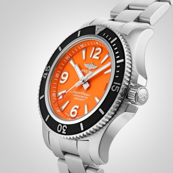 Replica Breitling Superocean Women Automatic Orange Stainless Steel Watch A17316D71O1A1 - Image 4