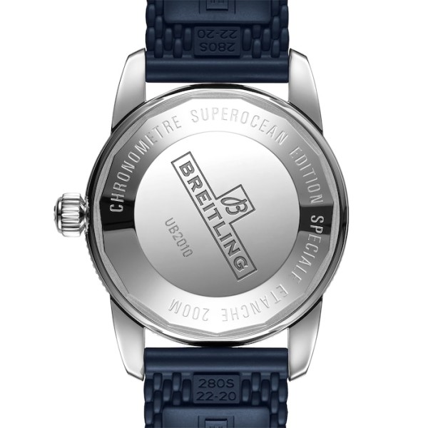 Replica Breitling Superocean Heritage Men Automatic Blue Rubber Watch UB2010161C1S1 - Image 5