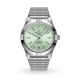 Replica Breitling Chronomat Women Automatic Green Stainless Steel Watch A10380101L1A1