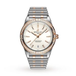 Replica Breitling Chronomat Women Automatic Silver Stainless Steel & 18ct Rose Gold Watch U10380591A1U1