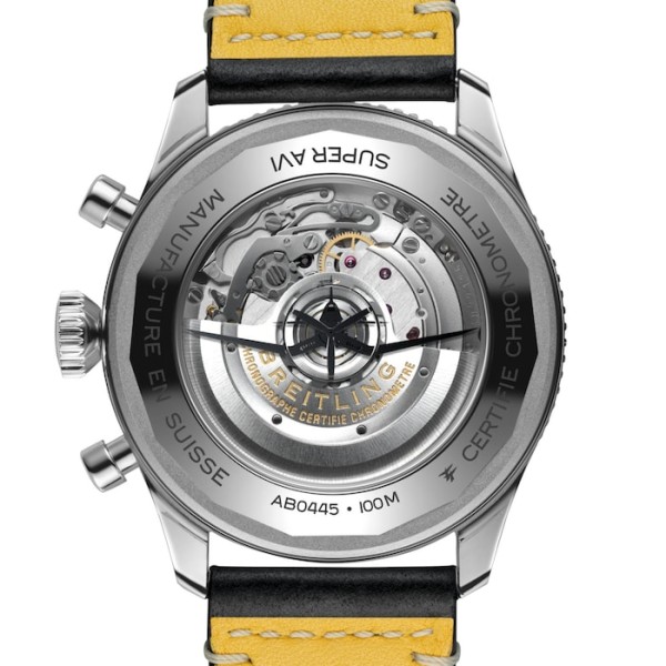 Replica Breitling Breitling Aviator 8 Men Automatic Blue Leather Watch AB04451A1C1X1 - Image 2