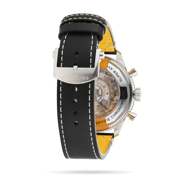 Replica Breitling Breitling Aviator 8 Men Automatic Blue Leather Watch AB04451A1C1X1 - Image 6