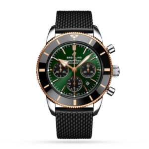 Replica Breitling Superocean Men Automatic Green Rubber Watch UB01622A1L1S1