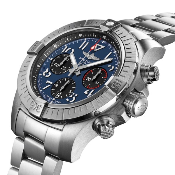 Replica Breitling Avenger Men Automatic Blue Stainless Steel Watch AB01821A1C1A1 - Image 4