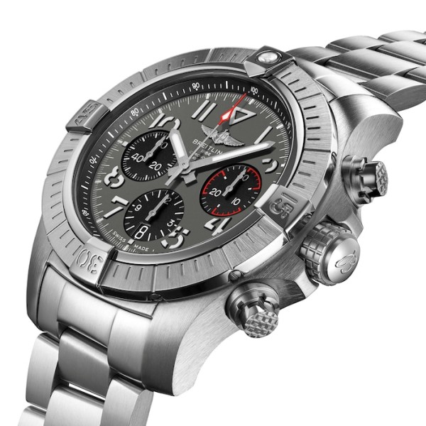 Replica Breitling Avenger Men Automatic Grey Stainless Steel Watch AB01821A1B1A1 - Image 3