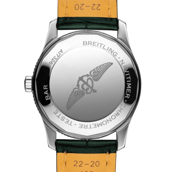 Replica Breitling Navitimer Men Automatic Green Alligator Watch A17326361L1P2 - Image 4