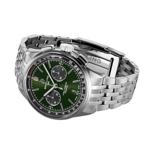 Replica Breitling Premier Men Automatic Green Stainless Steel Watch AB0118221L1A1 - Image 4
