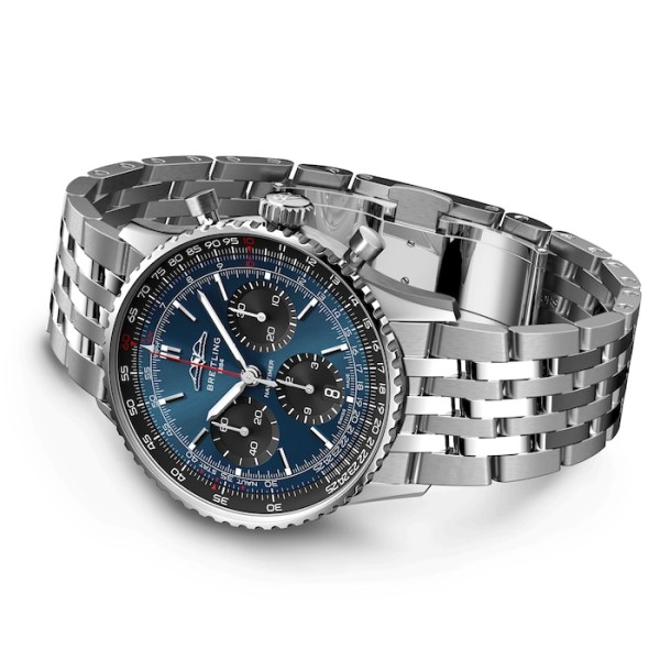 Replica Breitling Navitimer Men Automatic Blue Stainless Steel Watch AB0139241C1A1 - Image 4
