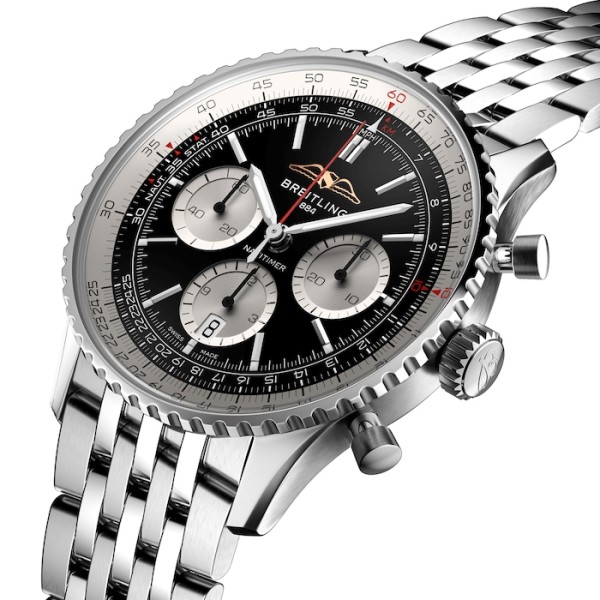 Replica Breitling Navitimer Men Automatic Black Stainless Steel Watch AB0138211B1A1 - Image 2