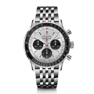 Replica Breitling Navitimer Men Automatic Silver Stainless Steel Watch AB0138241G1A1