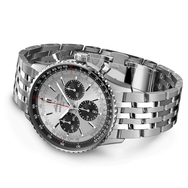 Replica Breitling Navitimer Men Automatic Silver Stainless Steel Watch AB0138241G1A1 - Image 2