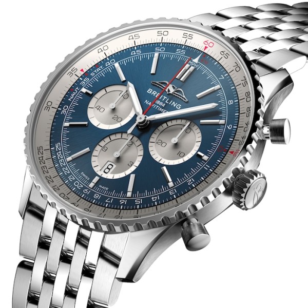 Replica Breitling Navitimer Men Automatic Blue Stainless Steel Watch AB0137211C1A1 - Image 3