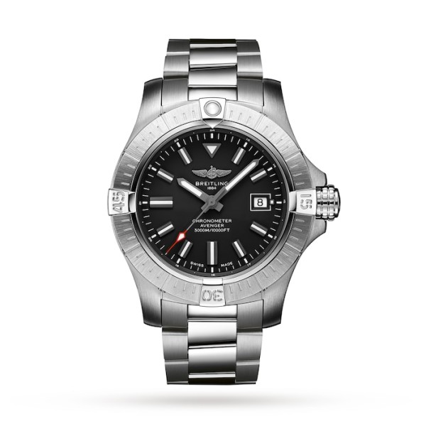 Replica Breitling Avenger Men Automatic Black Stainless Steel Watch A173192A1B1A1