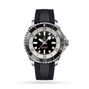 Replica Breitling Superocean Men Automatic Black Rubber Watch A17376211B1S1