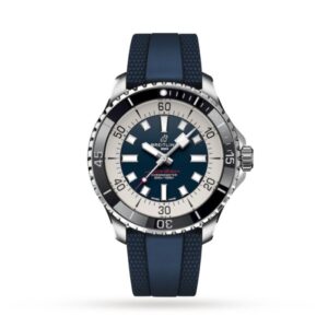 Replica Breitling Superocean Men Automatic Blue Rubber Watch A17376211C1S1