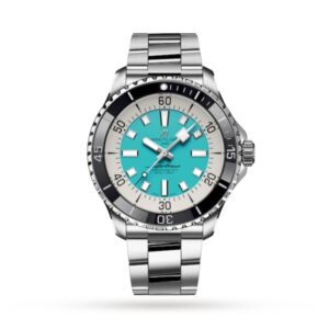 Replica Breitling Superocean Men Automatic Turquoise Stainless Steel Watch A17376211L2A1