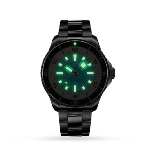 Replica Breitling Superocean Men Automatic Turquoise Stainless Steel Watch A17376211L2A1 - Image 5