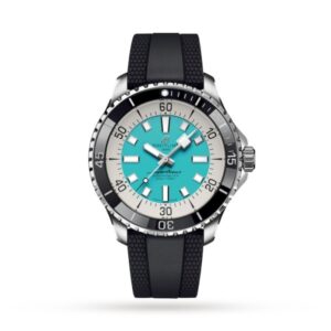 Replica Breitling Superocean Men Automatic Turquoise Rubber Watch A17376211L2S1