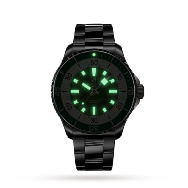 Replica Breitling Superocean Men Automatic Green Stainless Steel Watch A17376A31L1A1 - Image 5