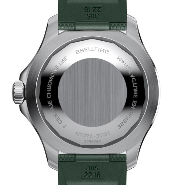 Replica Breitling Superocean Men Automatic Green Rubber Watch A17376A31L1S1 - Image 2