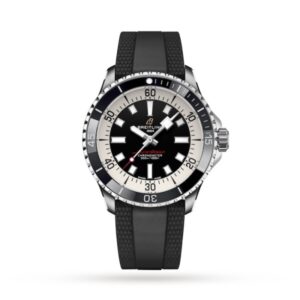 Replica Breitling Superocean Men Automatic Black Rubber Watch A17375211B1S1
