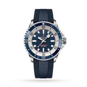 Replica Breitling Superocean Men Automatic Blue Rubber Watch A17375E71C1S1