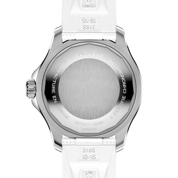 Replica Breitling Superocean Unisex Automatic White Rubber Watch A17377211A1S1 - Image 3
