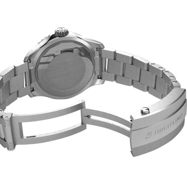 Replica Breitling Superocean Unisex Automatic Turquoise Stainless Steel Watch A17377211C1A1 - Image 5