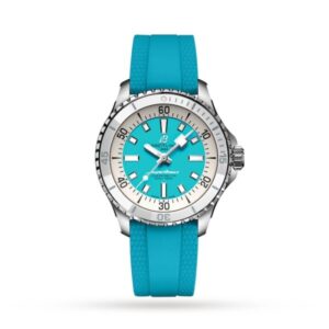 Replica Breitling Superocean Unisex Automatic Turquoise Rubber Watch A17377211C1S1