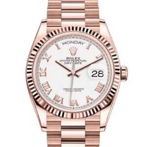 Replica Rolex Day-Date 36 Oyster 36 mm Everose gold 128235