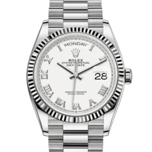 Replica Rolex Day-Date 36 Oyster 36 mm white gold 128239