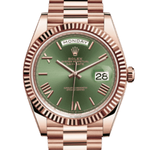 Replica Rolex Day-Date 40 Oyster 40 mm Everose gold 228235