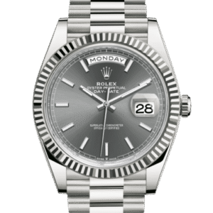 Replica Rolex Day-Date 40 Oyster 40 mm white gold 228239