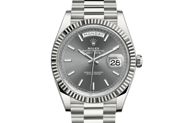 Replica Rolex Day-Date 40 Oyster 40 mm white gold 228239