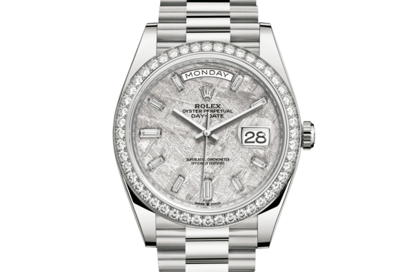 Replica Rolex Day-Date 40 Oyster 40 mm white gold and diamonds 228349RBR