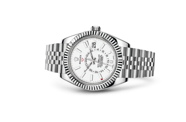 Replica Rolex Sky-Dweller Oyster 42 mm Oystersteel and white gold 326934 - Image 2