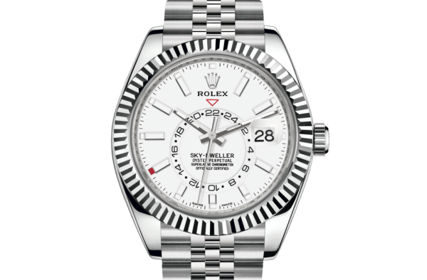 Replica Rolex Sky-Dweller Oyster 42 mm Oystersteel and white gold 326934