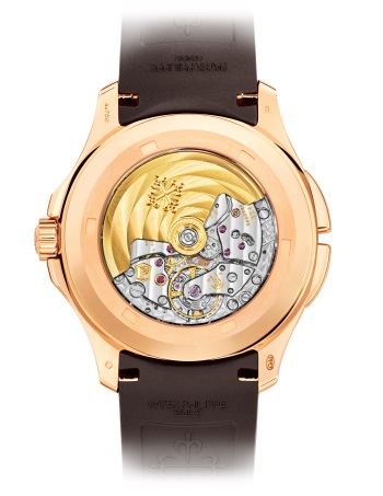Replica Patek Philippe Aquanaut Travel Time Rose Gold Watch 5164R-001 - Image 3